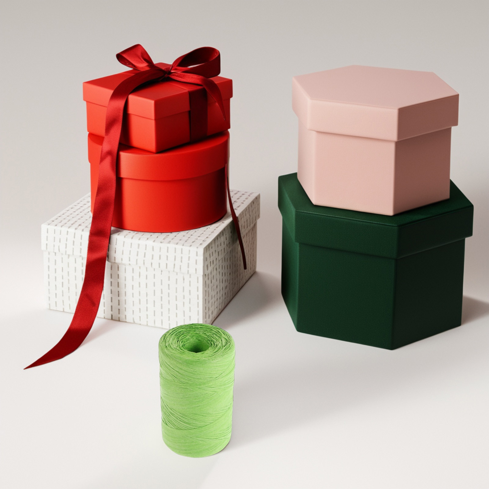 Papercraft Supply Ribbon - شريط تغليف مسطح من ورق الرافيا