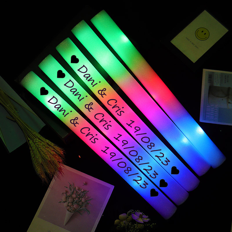 Wedding Supply In Bulk - 12/30/60 قطعة LED توهج العصي السائبة