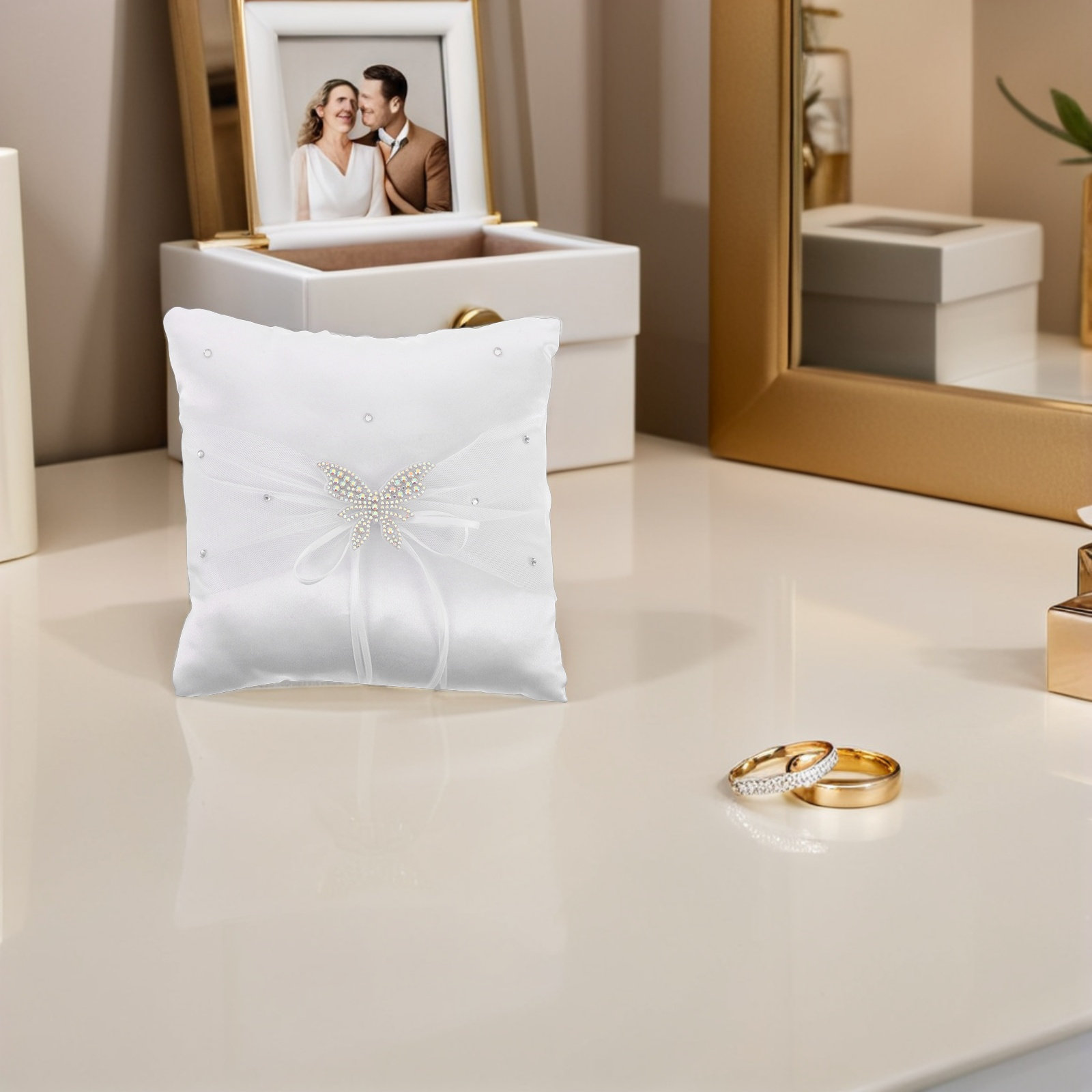 إكسسوارات حامل الخاتم، وسادة أ - مراجعة Ring Bearer Pillow وسعره
