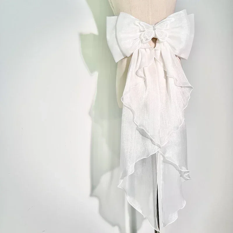 زائدة القوس لامعة الحرير طبقة  - مراجعة Wedding Dress Supply وسعره