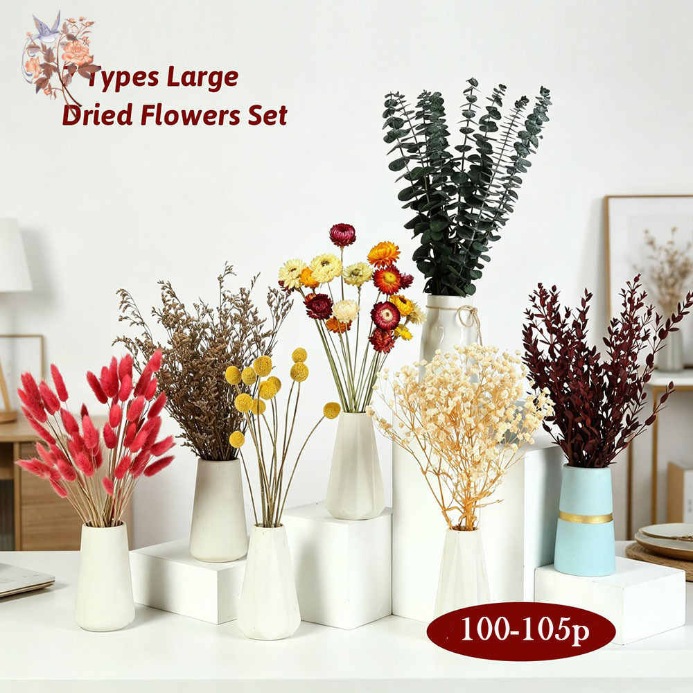 مجموعة كبيرة من الزهور المجففة - مراجعة Wedding Supply In Bulk وسعره