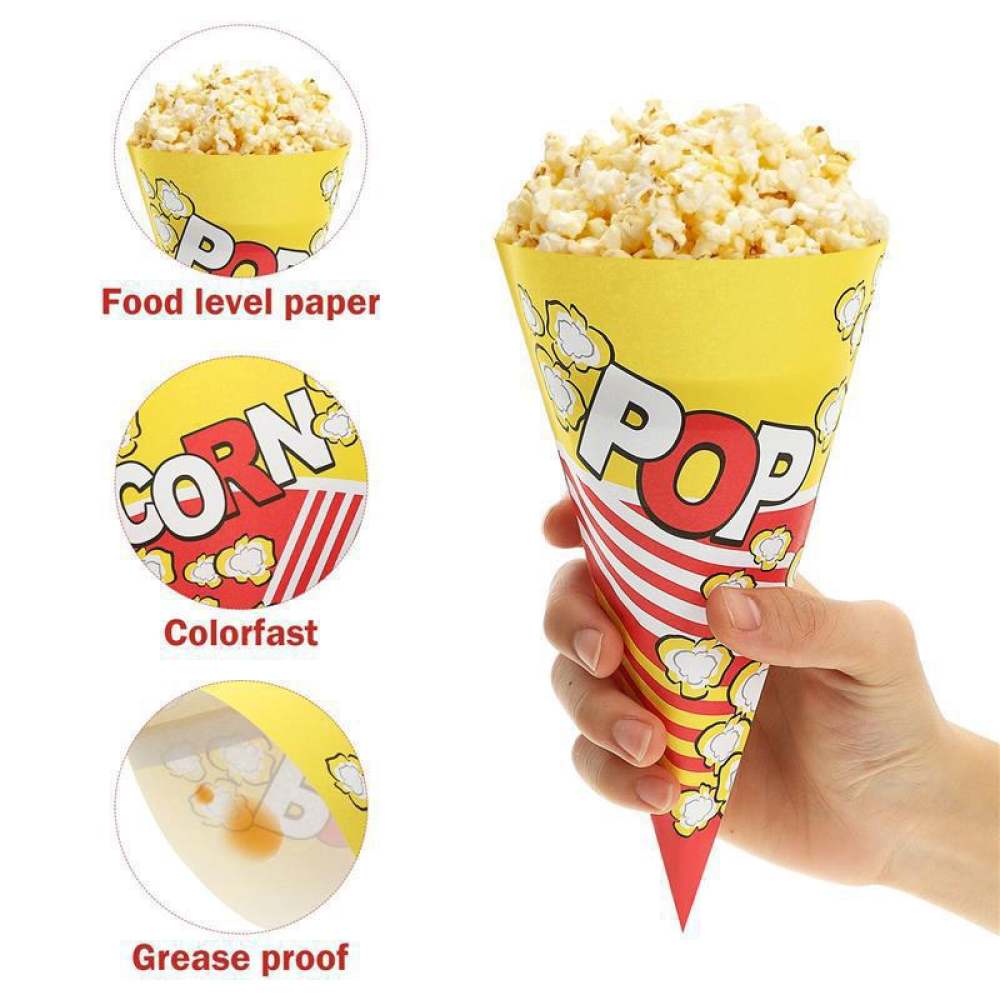 حامل ورق مخروطي للفشار، أكياس  - مراجعة Wedding Supply In Bulk وسعره