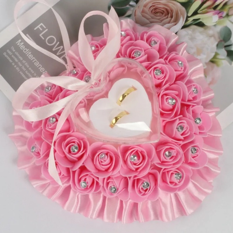 وسادة خاتم زفاف رومانسية من ال - مراجعة Ring Bearer Pillow وسعره